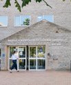 Photo showing the main entrance at the Department of Dentistry and Oral Health